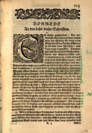 De Signatura Rerum, Das ist: Von der Gebuhrt und Bezeichnung aller Wesen : Wie alle Wesen aus einem Einigen Mysterio urständen; und wie sich dasselbe Mysterium von Ewigkeit immer in sich selber erbähre, und wie das Gute ins Böse, und das Böse ins Gute verwandelt werde. Item: Wie die äussere Cur des Leibes durch seine Gleichheit müsse geführet werden. Was jedes Dinges Anfang auch Zerbrechung und Heilung sey ...