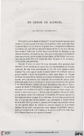 12: Un dessin de Raphael : La Belle Jardinière