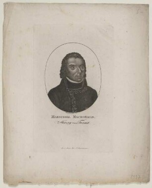 Bildnis des Marschall Macdonald