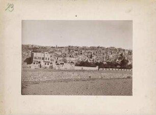 Kayseri von Süden : Blick aus südlicher Richtung auf die Stadt Kayseri.