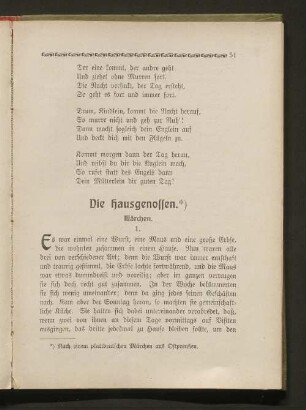 Die Hausgenossen