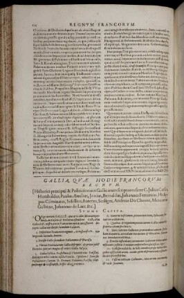 Gallia, Quae Hodie Francorum Regnum.