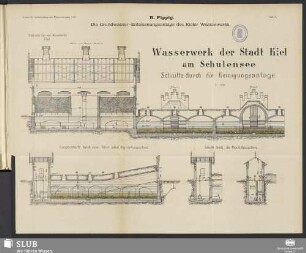 Tafel V. Wasserwerk der Stadt Kiel am Schulensee