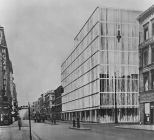 Entwurf für das Geschäftshaus Adam