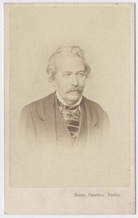 Robert Schomburgk 1863 kurz vor seinem Tod