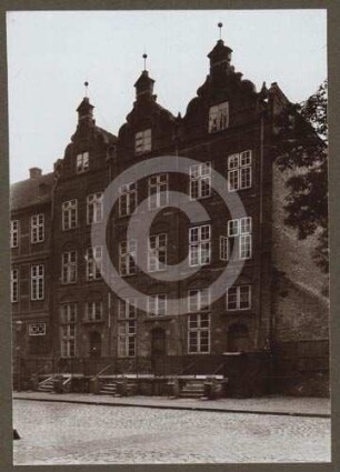 Pfarrhäuser am Katharinenkirchhof in Danzig