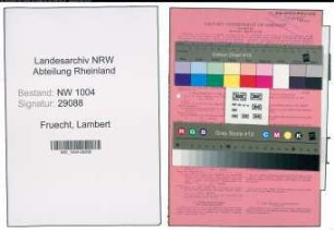 Entnazifizierung Lambert Fruecht , geb. 18.08.1896 (Arbeiter)