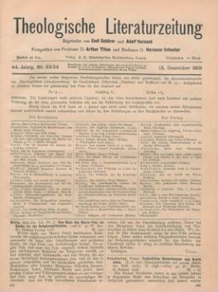 265-266 [Rezension] Witte, Johannes, Das Buch des Marco Polo als Quelle für die Religionsgeschichte
