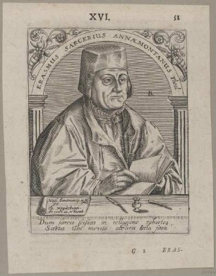 Bildnis des Erasmus Sarcerius