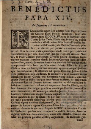 Ad futuram rei memoriam : 19. 1. 1750