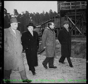 Besuch des Bundestagsausschusses für "Atomkernenergie und Wasserwirtschaft" am Kernforschungszentrum Karlsruhe (KfK)