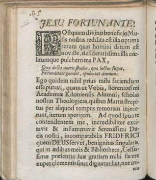 Jesu Fortunante!