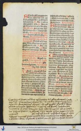 Handschriftliche Ergänzung