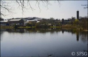 Potsdam, Park Sanssouci, Blick über den Bornstedter See.