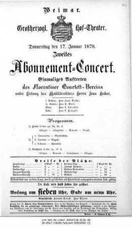 Abonnement=Concert