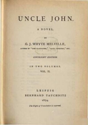 Uncle John : a novel ; in 2 vol., 2