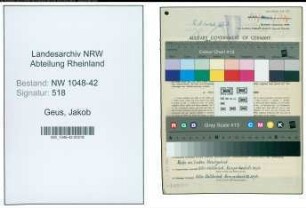 Entnazifizierung Jakob Geus , geb. 06.10.1898 (Angestellter)