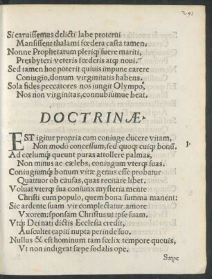 Doctrinae.