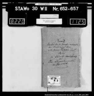 Zivilstandsregister Salzdahlum (östl. Kanton Wolfenbüttel)