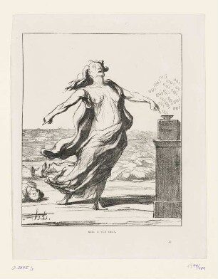 Ceci a tué cela, erstmals erschienen in: "Album du Siège", Paris um 1870