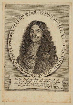 Bildnis von Peter Musäus (1620-1674)