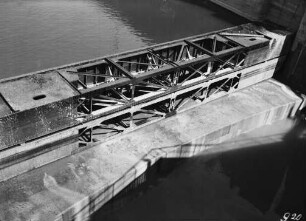 Bau Schleusenanlage Kraftwerk Kachlet/Donau