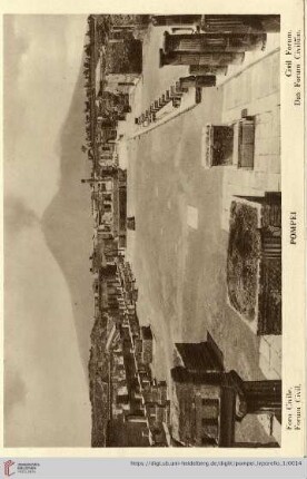 Pompei – Foro Civile. – Forum Civil. – Civil Forum. – Das Forum Civilium.