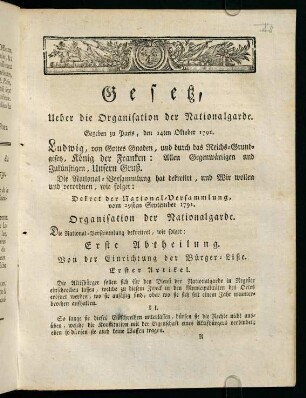 1-10, Erste Abtheilung. - Zweyte Abtheilung.