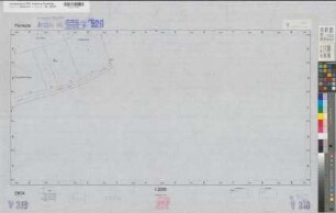 Altendorf (Froendenberg), Flurbereinigung Altendorf, Flur-(Rahmen)karte 0804 Altendorf Flur 4