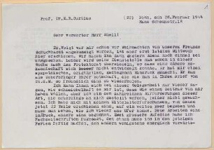 Bruno Snell (1896-1986) Nachlass: Briefe und Karten von Ernst Robert Curtius an Bruno Snell - BSB Ana 490.B.IV. Curtius, Ernst Robert
