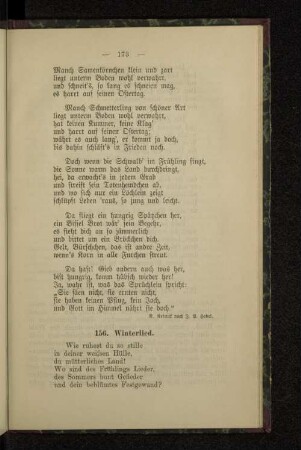 156. Winterlied.