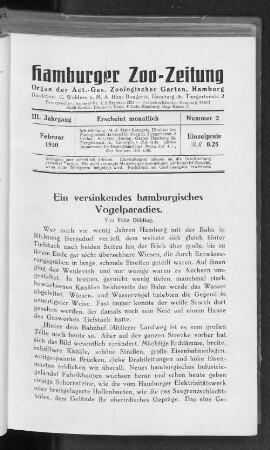 Nummer 2 : Februar 1930