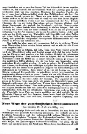 Neue Wege der gemeinnützigen Rechtsauskunft