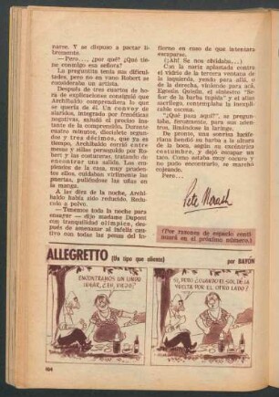 Allegretto (un tipo que alienta) - [Cómic]
