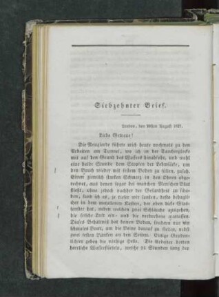 Siebzehnter Brief.
