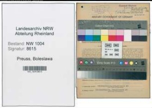 Entnazifizierung Boleslawa Preuss , geb. 14.08.1904 (Telefonistin)