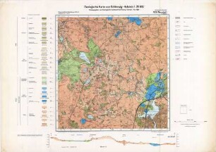 1830 Neustadt, Geologische Karte von Schleswig-Holstein 1:25000