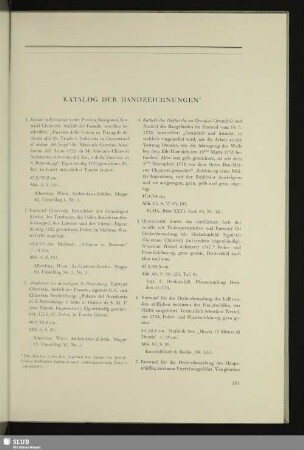 Katalog Der Handzeichnungen