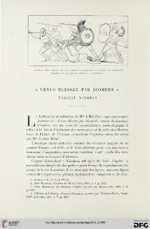 4. Pér. 8.1912: "Vénus blessée par Diomède" : tableau d'Ingres