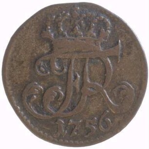 Münze, Gröschel, 1756