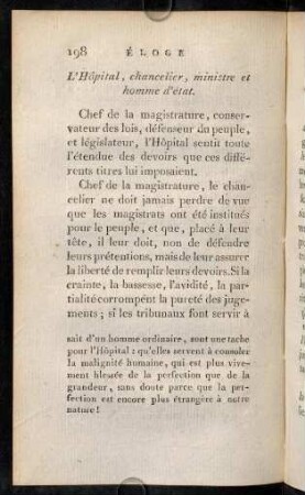 198-273, L'Hôpital, a chancelier, ministre et homme d'état.