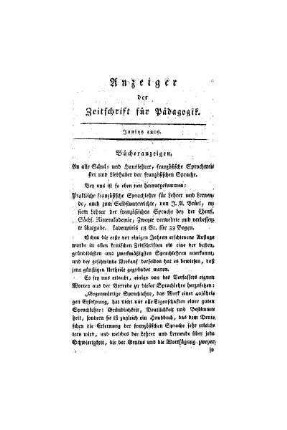 Anzeiger der Zeitschrift für Pädagogik : (Junius)