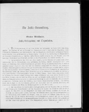 Die Justiz-Verwaltung.
