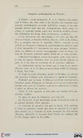Scoperte archeologiche in Tunisia
