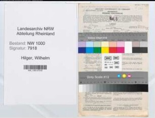 Entnazifizierung Wilhelm Hilger, geb. 04.07.1905 (Wirtschaftspruefer)