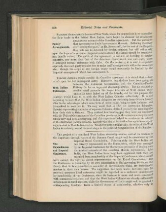 The Dependencies and Imperial Conference.