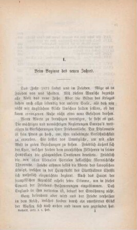 1-12 Beim Beginne des neuen Jahres