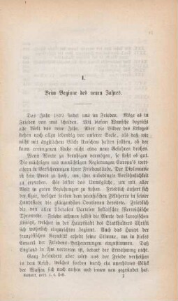 1-12 Beim Beginne des neuen Jahres