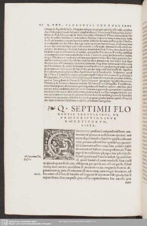 De Praescriptionibus Haereticorum, Liber