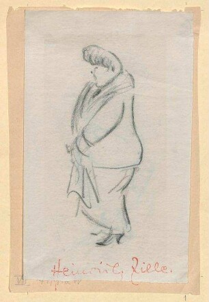 Frau mit Pelz